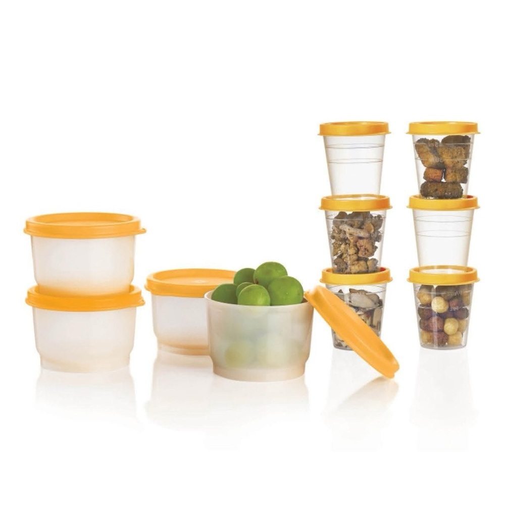 New Tupperware 10 pc Super Snack Set